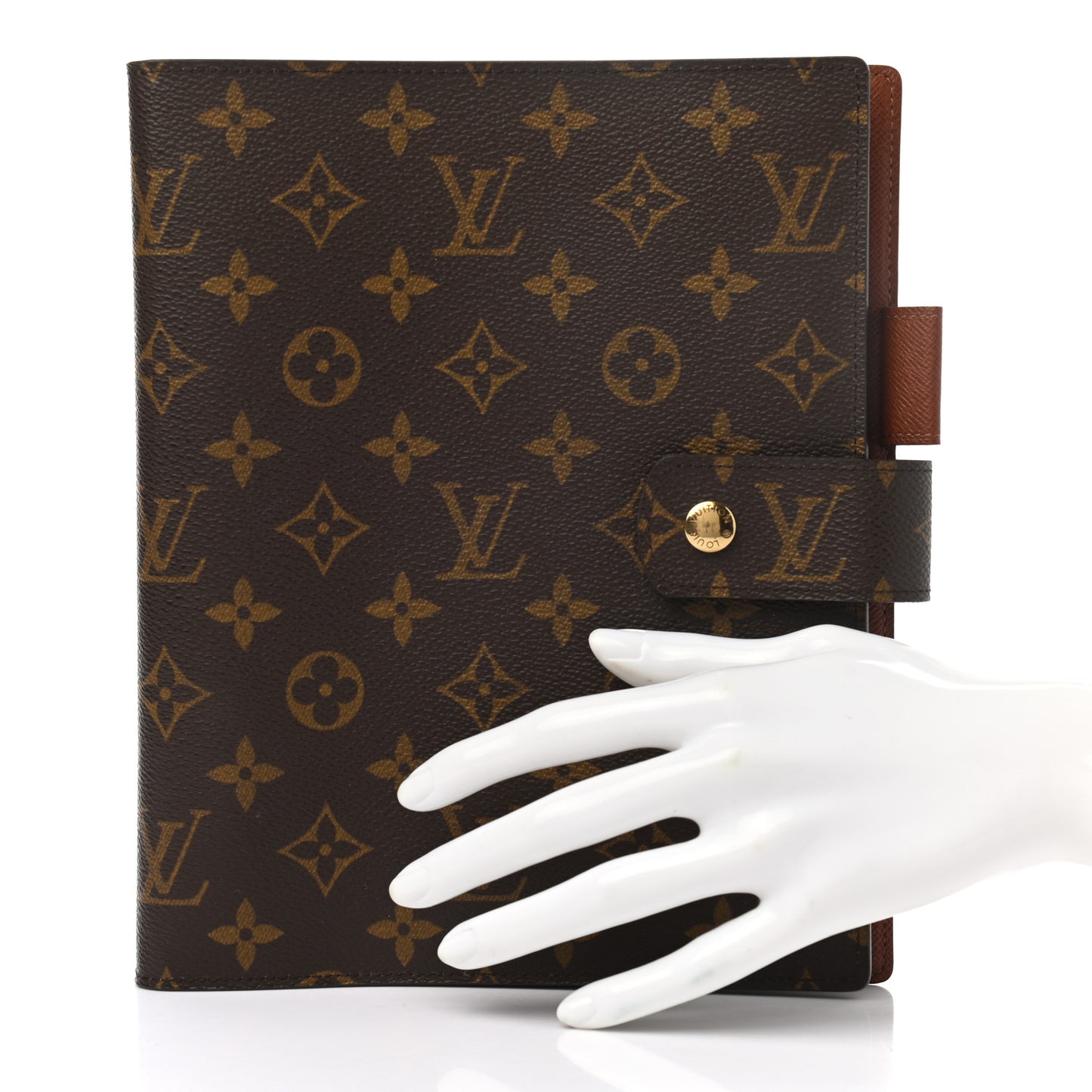 Monogram Large Ring Agenda Cover