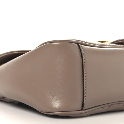 Gucci Calfskin Matelasse Small GG Marmont Shoulder Bag Porcelain Rose 9 of 11