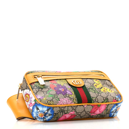 Gucci GG Supreme Monogram Flora Medium Ophidia Belt Bag Beige Multicolor Crop 4 of 10