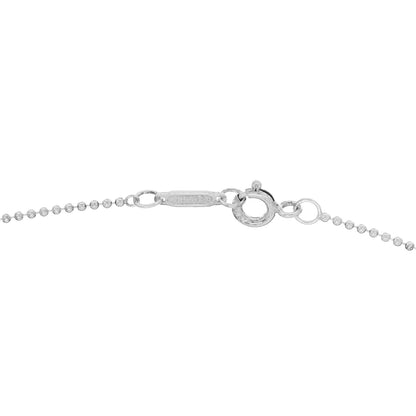 Tiffany Sterling Silver Bead Chain Necklace 20" 4 of 4