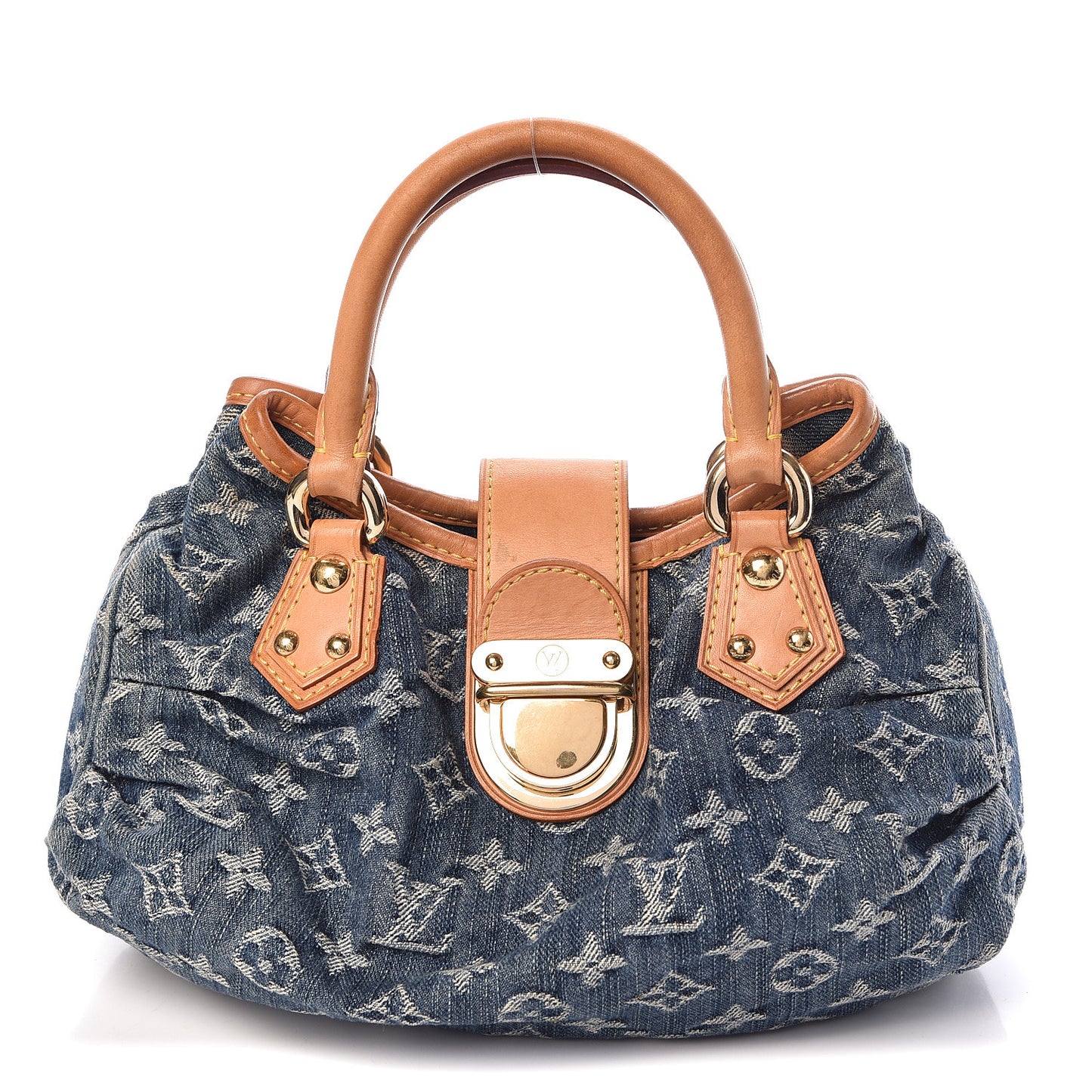 Monogram Denim Pleaty Blue