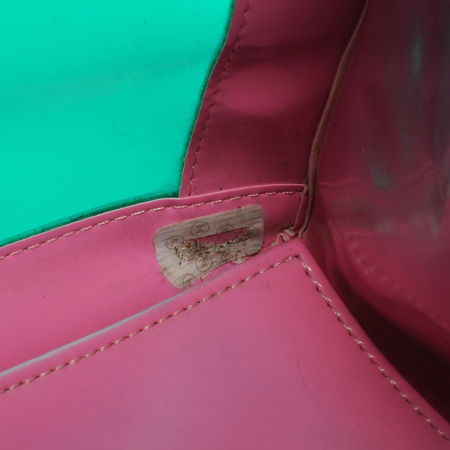 Chanel Vinyl CC Logo Tote Pink 8 of 8