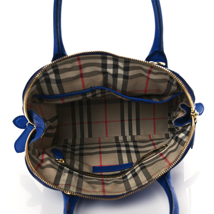 Burberry London Grainy Calfskin Small Greenwood Bowling Bag Brilliant Blue 5 of 6