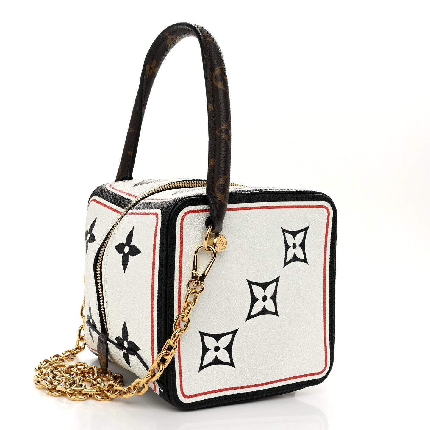 Taurillon Game On Square Dice Bag White
