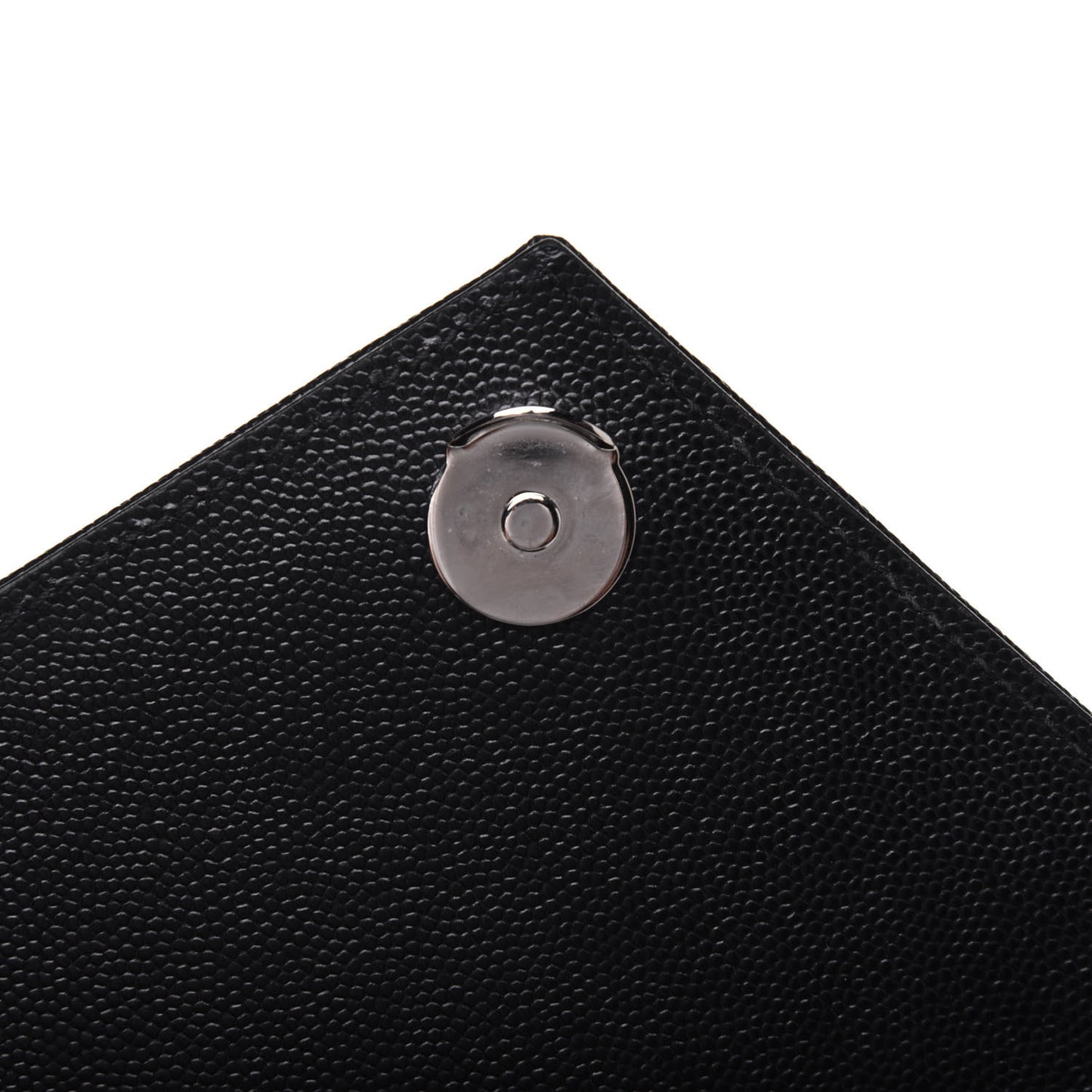 Grain De Poudre Textured Mixed Matelasse Triquilt Medium Monogram Satchel Black