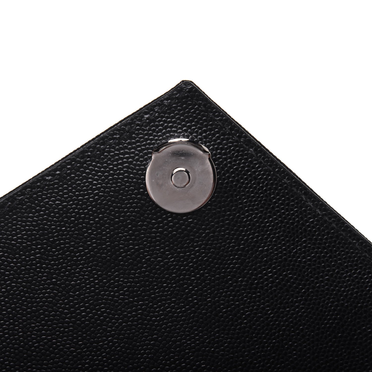 Saint Laurent Grain De Poudre Textured Mixed Matelasse Triquilt Medium Monogram Satchel Black 10 of 16