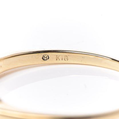 Mikimoto 18K Yellow Gold Akoya Peal 5 Pearl Row Ring 54 7 10 of 10