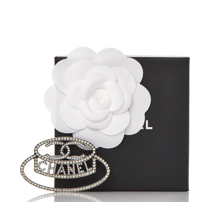 Chanel Ruthenium Strass Crystal Hat Brooch Pale Yellow 5 of 5