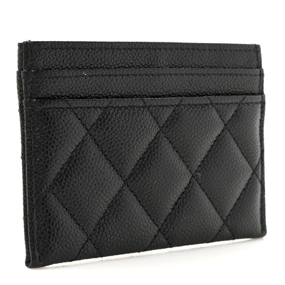 Chanel Caviar Quilted Multi Chain CC Card Holder Black 3 of 8