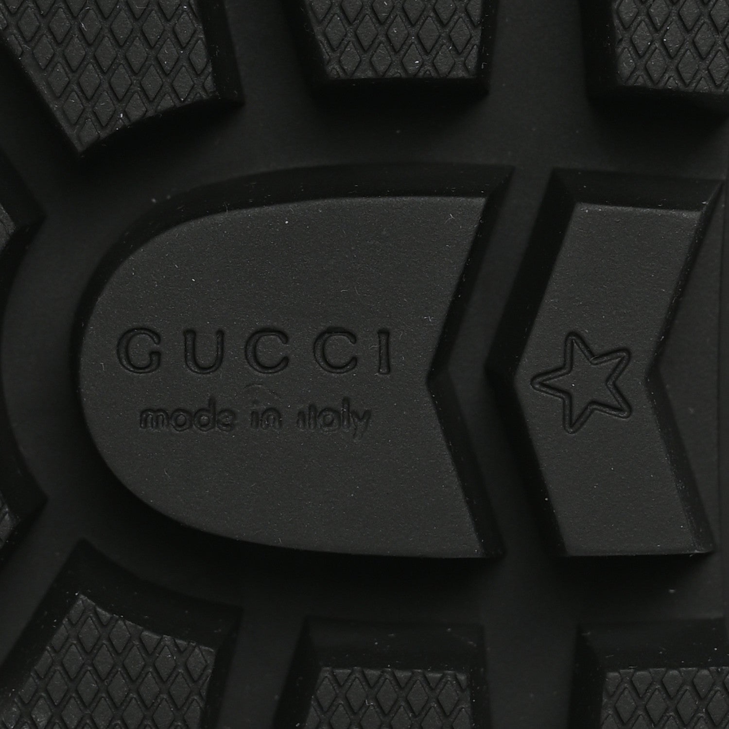 Gucci Nappa Frances GG Matelasse Platform Combat Boots 36 Black 7 of 7