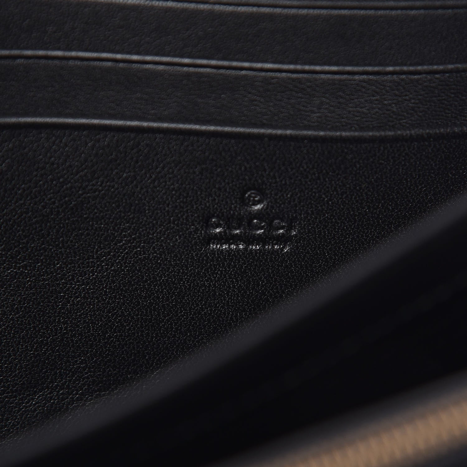 Gucci Velvet Matelasse GG Marmont Chain Wallet Black 6 of 10