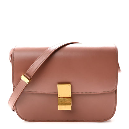 Celine Box Calfskin Medium Classic Box Flap Bag Antique Rose 1 of 10