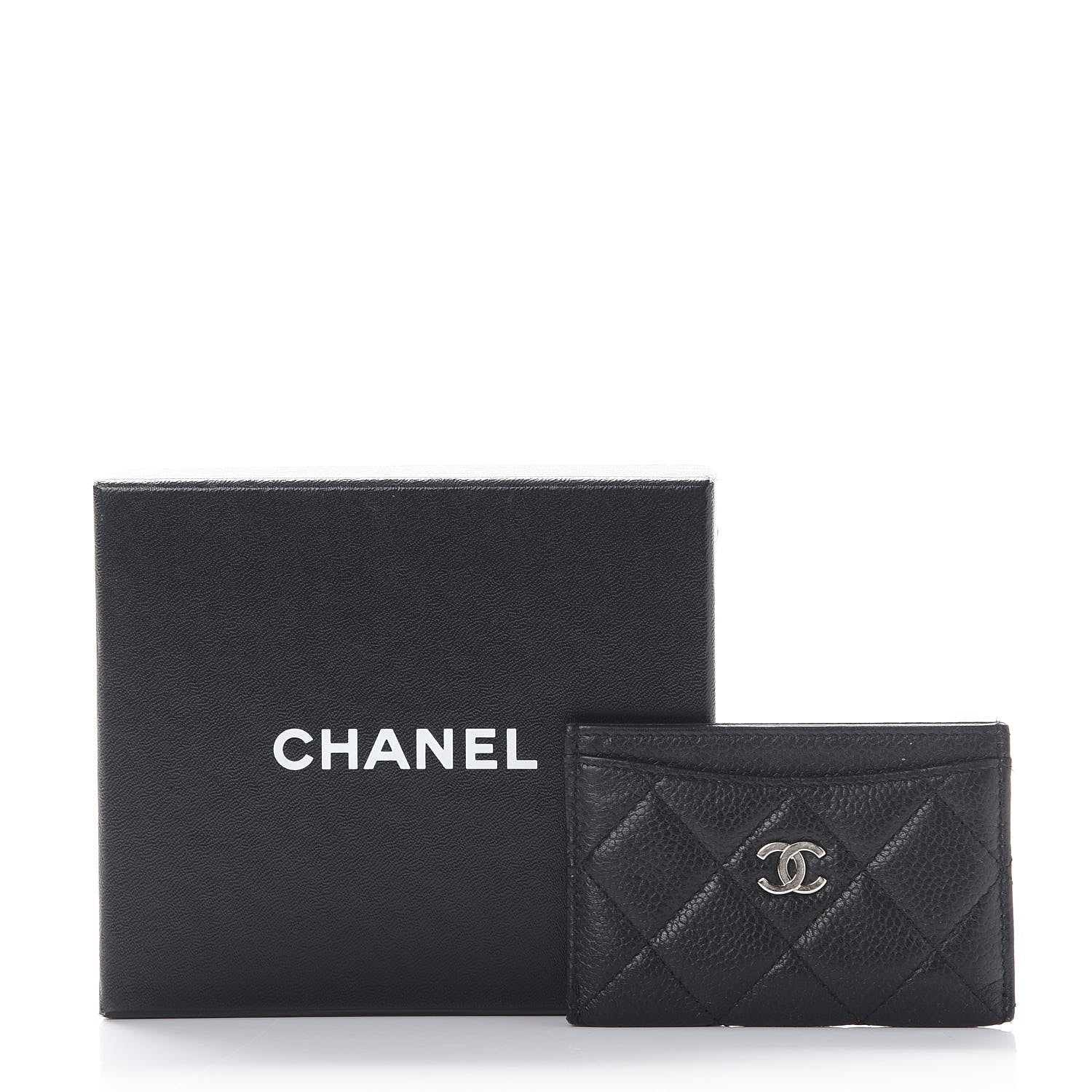 Chanel Caviar Quilted Card Holder Black 11 of 11