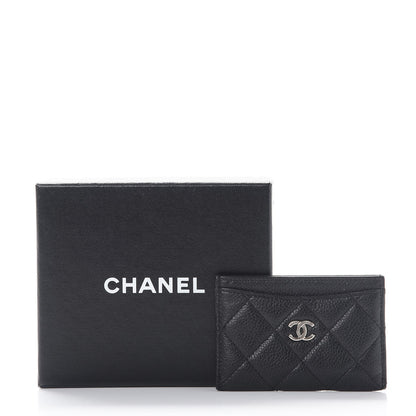 Chanel Caviar Quilted Card Holder Black 11 of 11