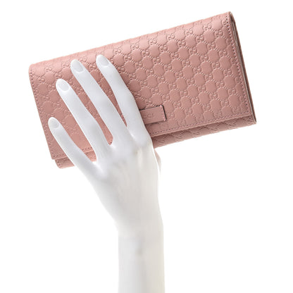 Gucci Soft Microguccissima Continental Wallet Soft Pink 2 of 8