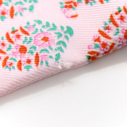 Hermes Silk Coup De Fouet Au Bloc Twilly Rose Nacre Turquoise 5 of 5