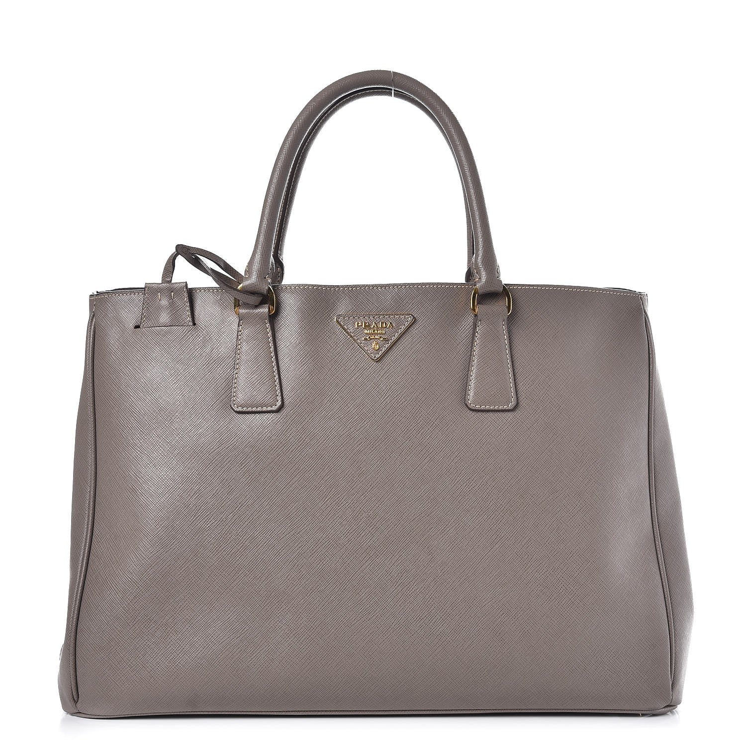 Prada Saffiano Lux Large Tote Argilla 1 of 8