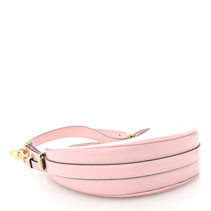 Prada Soft Calfskin Arque Shoulder Bag Alabastro 4 of 10
