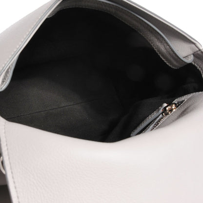 Givenchy Textured Calfskin Small Pandora Pure Flap Bag Pearl Grey 6 of 11