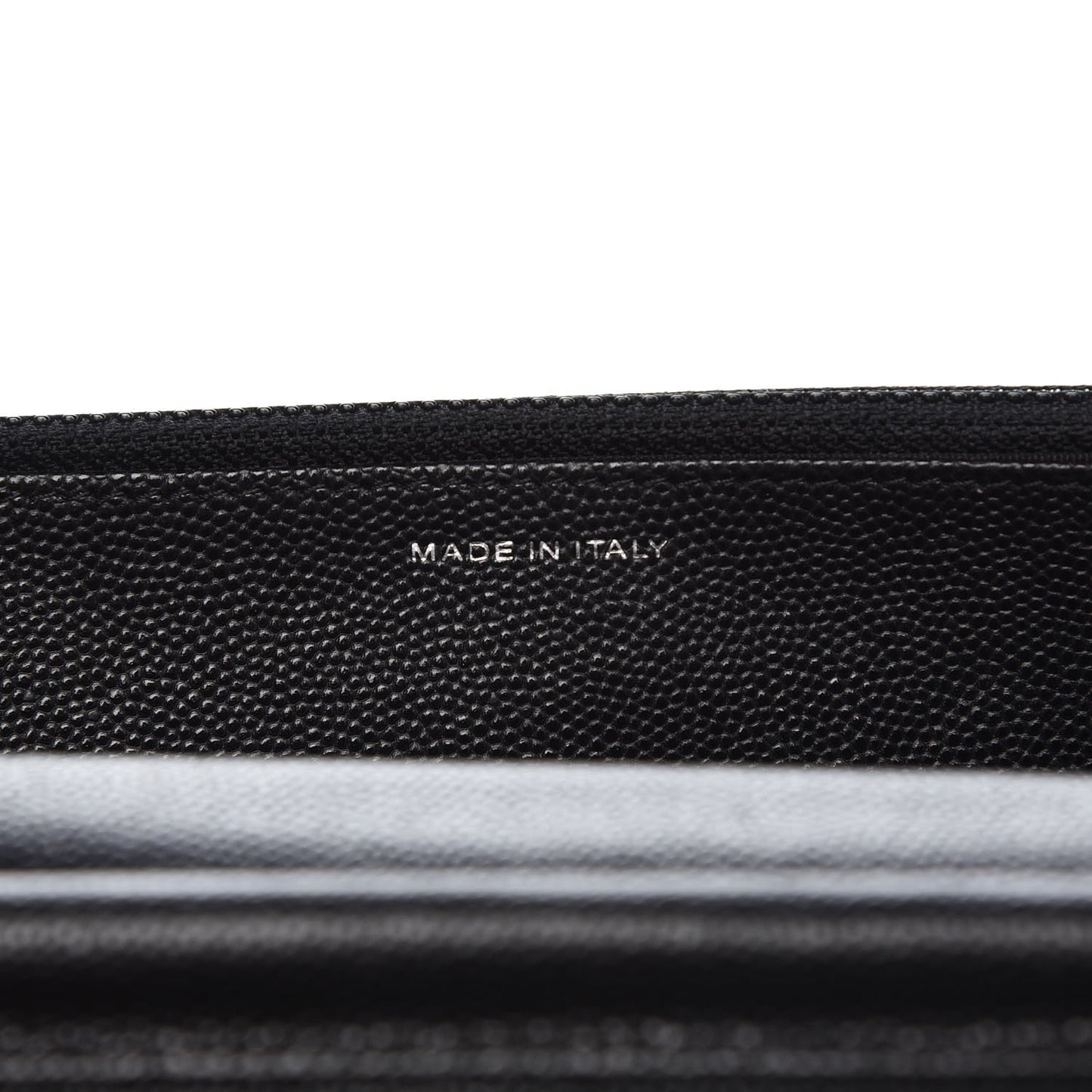 Caviar Quilted Boy Wallet On Chain WOC Black