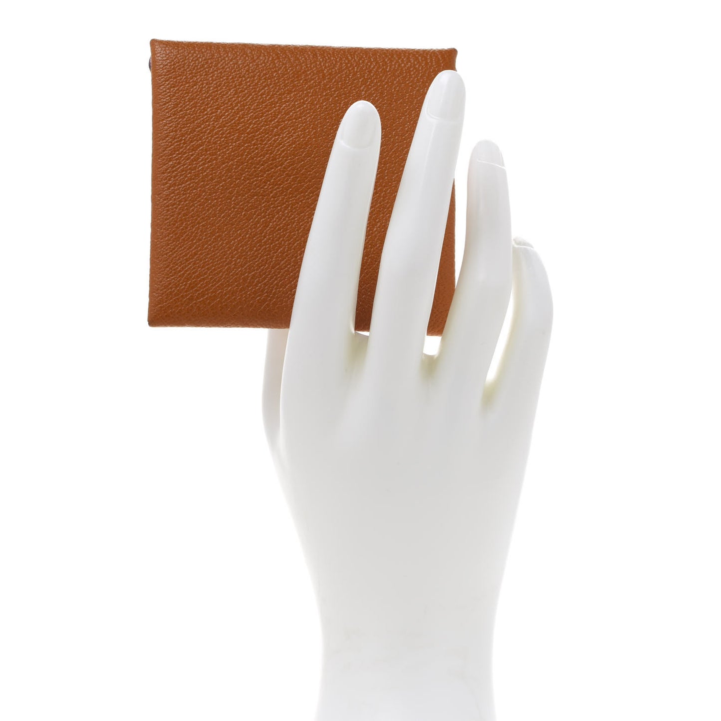 Chevre Mysore Bastia Verso Coin Purse Caramel Mauve Sylvestre