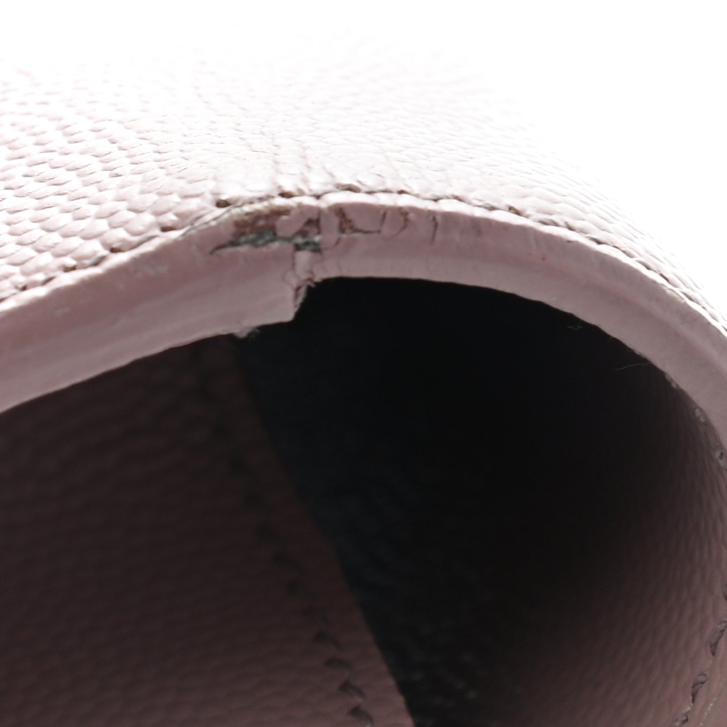 Grain De Poudre Classic Kate Monogram Clutch Pale Pink
