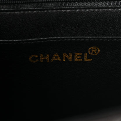 Chanel Lambskin Quilted XL Jumbo Single Flap Black 6 of 13