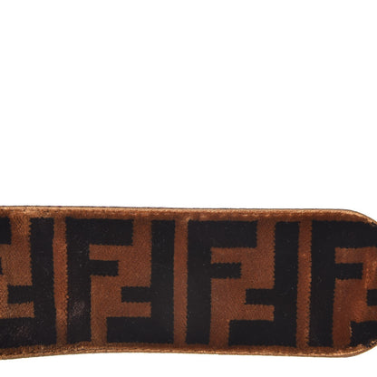 Fendi Velvet FF Mini Strap You Tobacco Fragola 5 of 5