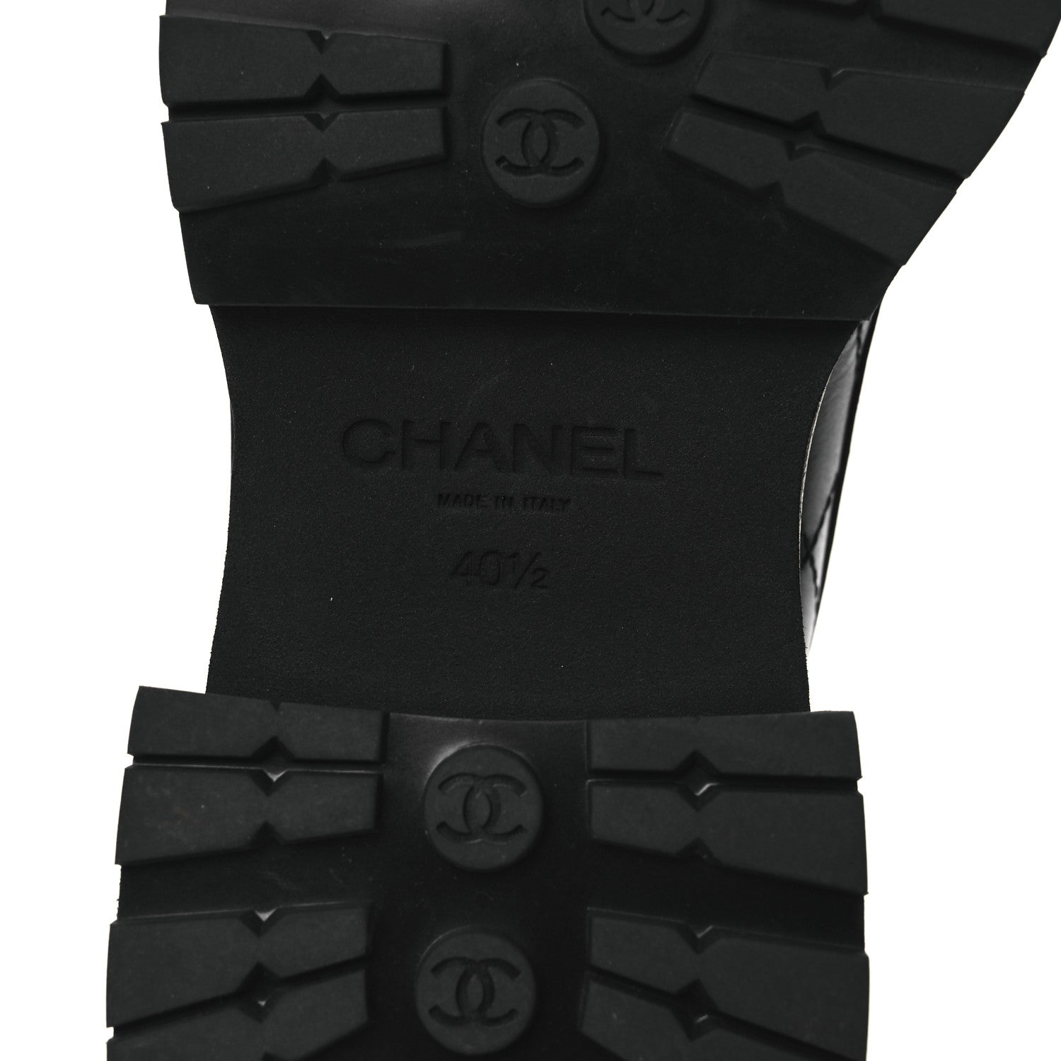 Chanel Calfskin Quilted CC Mocassin Loafers 40.5 Black 8 of 11