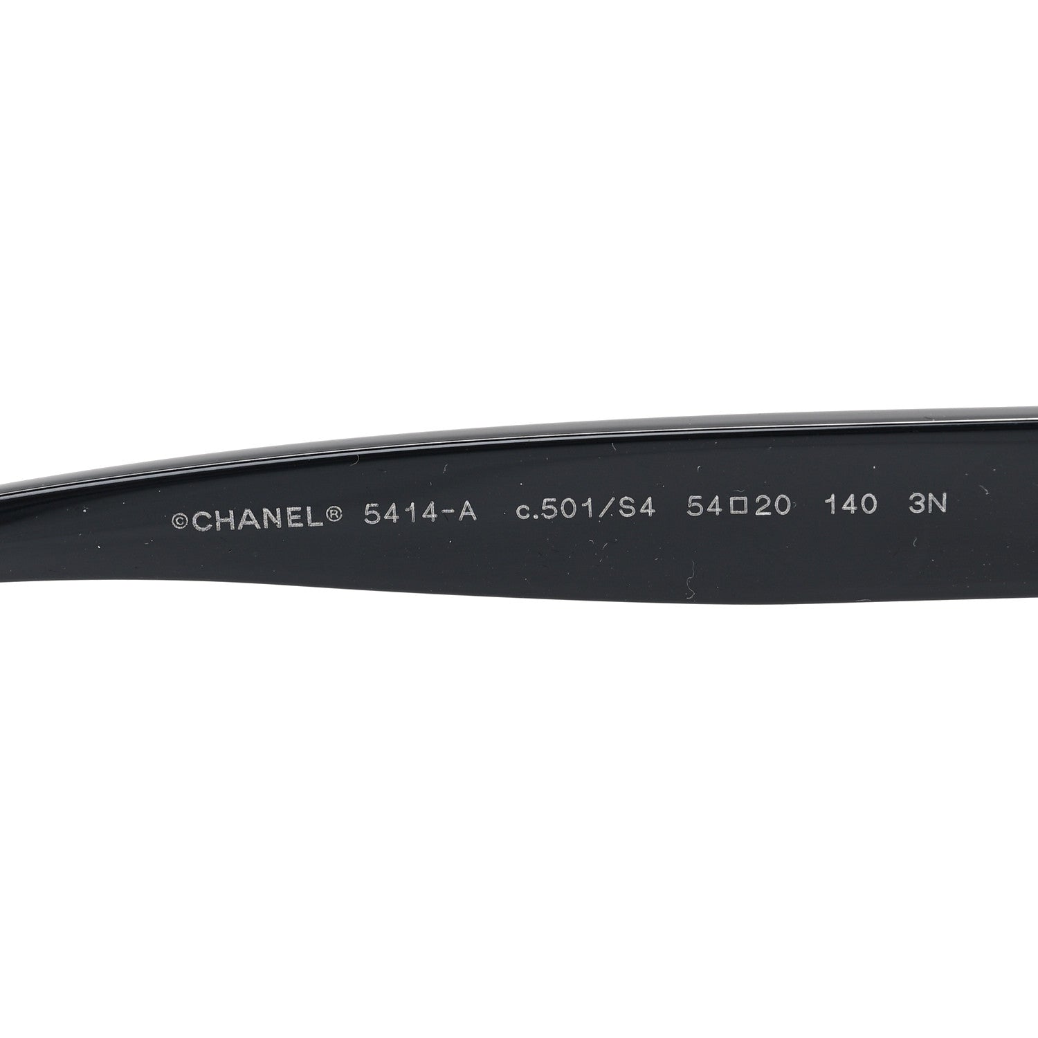 Chanel Acetate CC Butterfly Sunglasses 5414-A Black 6 of 6