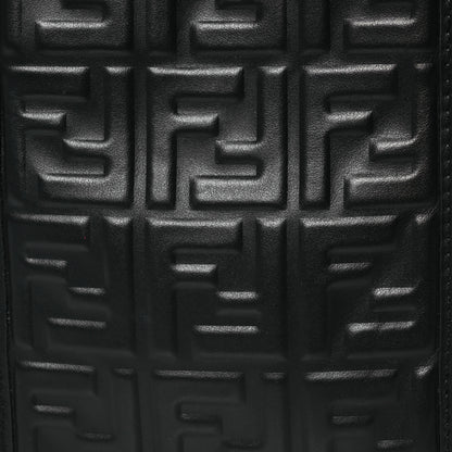 Fendi Vitello Plexiglass FF Embossed Mini Fendi Sunshine Shopper Tote Black 8 of 10
