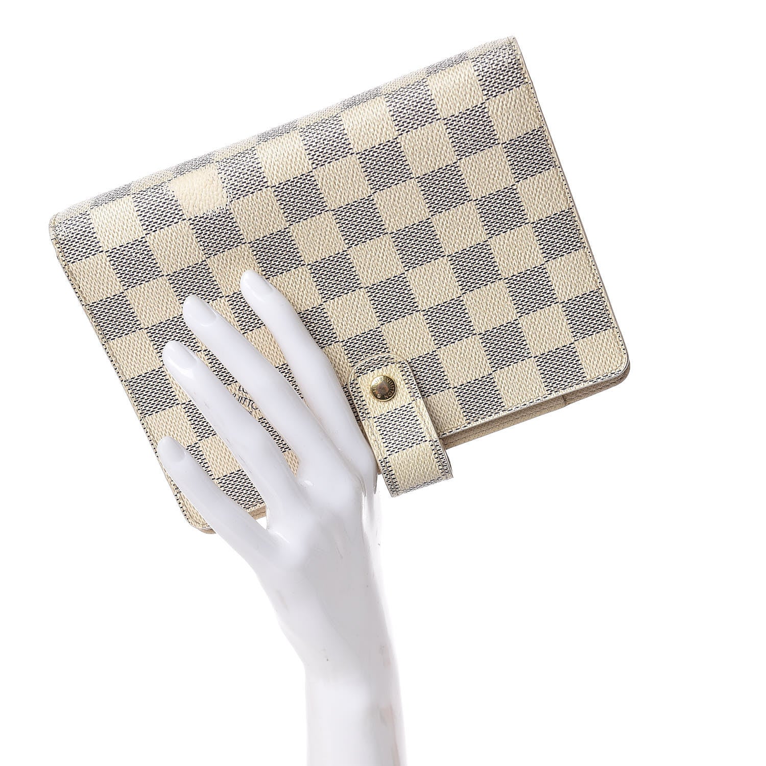 Louis Vuitton Damier Azur Medium Ring Agenda Cover 2 of 16