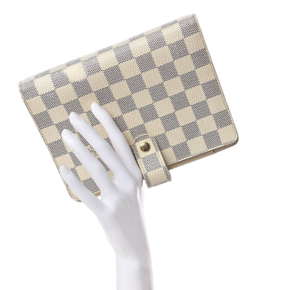 Louis Vuitton Damier Azur Medium Ring Agenda Cover 2 of 16