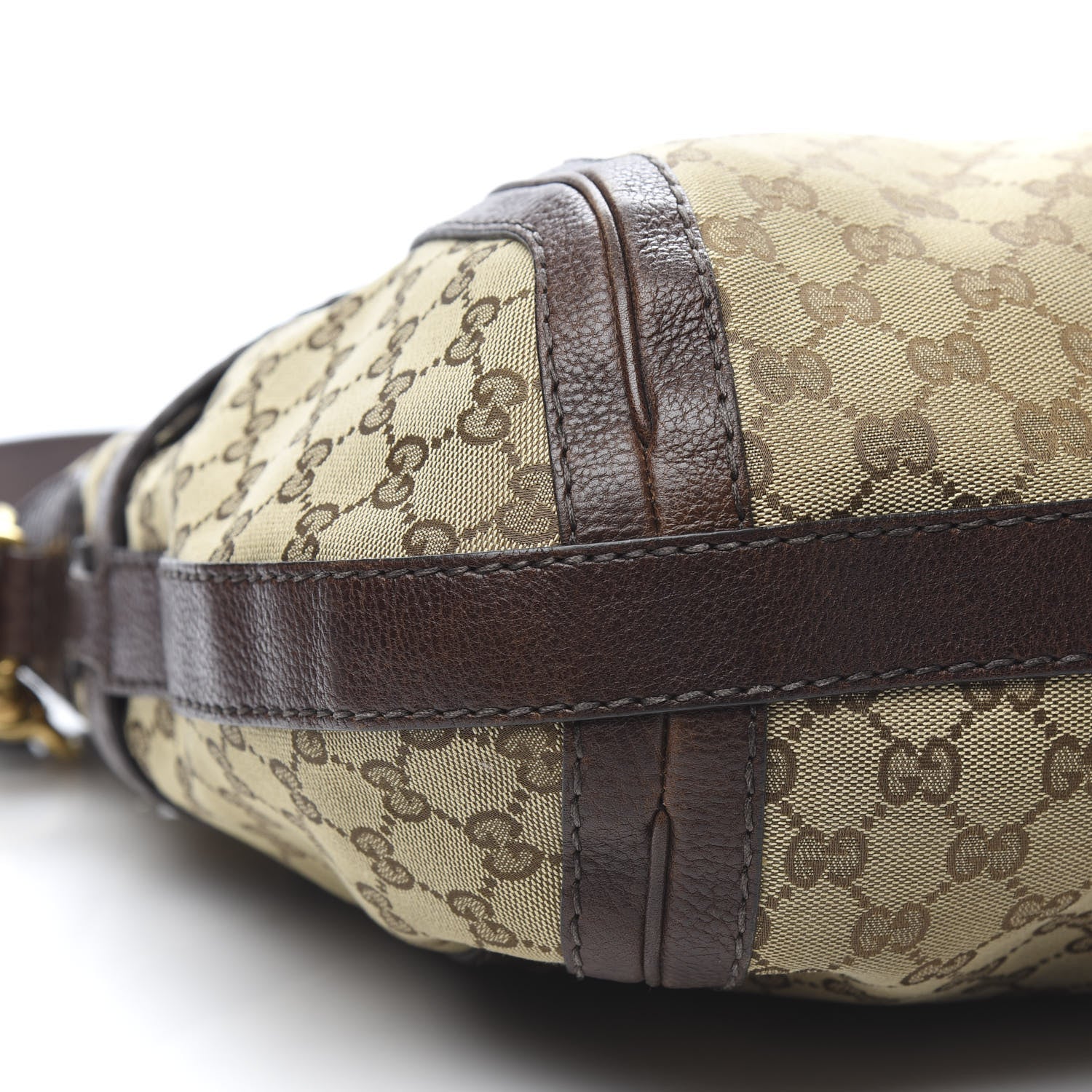 Gucci Monogram Medium GG Running Hobo Dark Brown 11 of 13