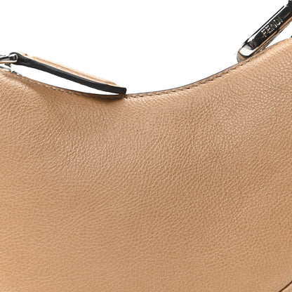 Fendi Vitello Grace Nano Fendigraphy Hobo Charm Miele Scuro 8 of 10