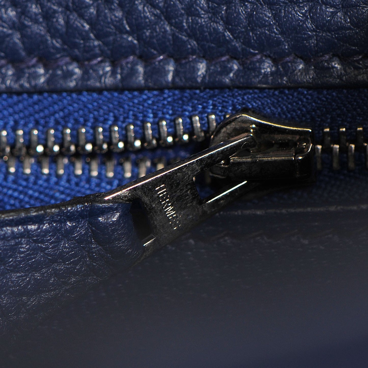 Togo Kelly Retourne 32 Bleu Saphir