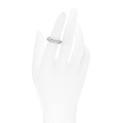 Bulgari 18K White Gold Diamond B.Zero1 Essential Band Ring 50 5.5 2 of 5