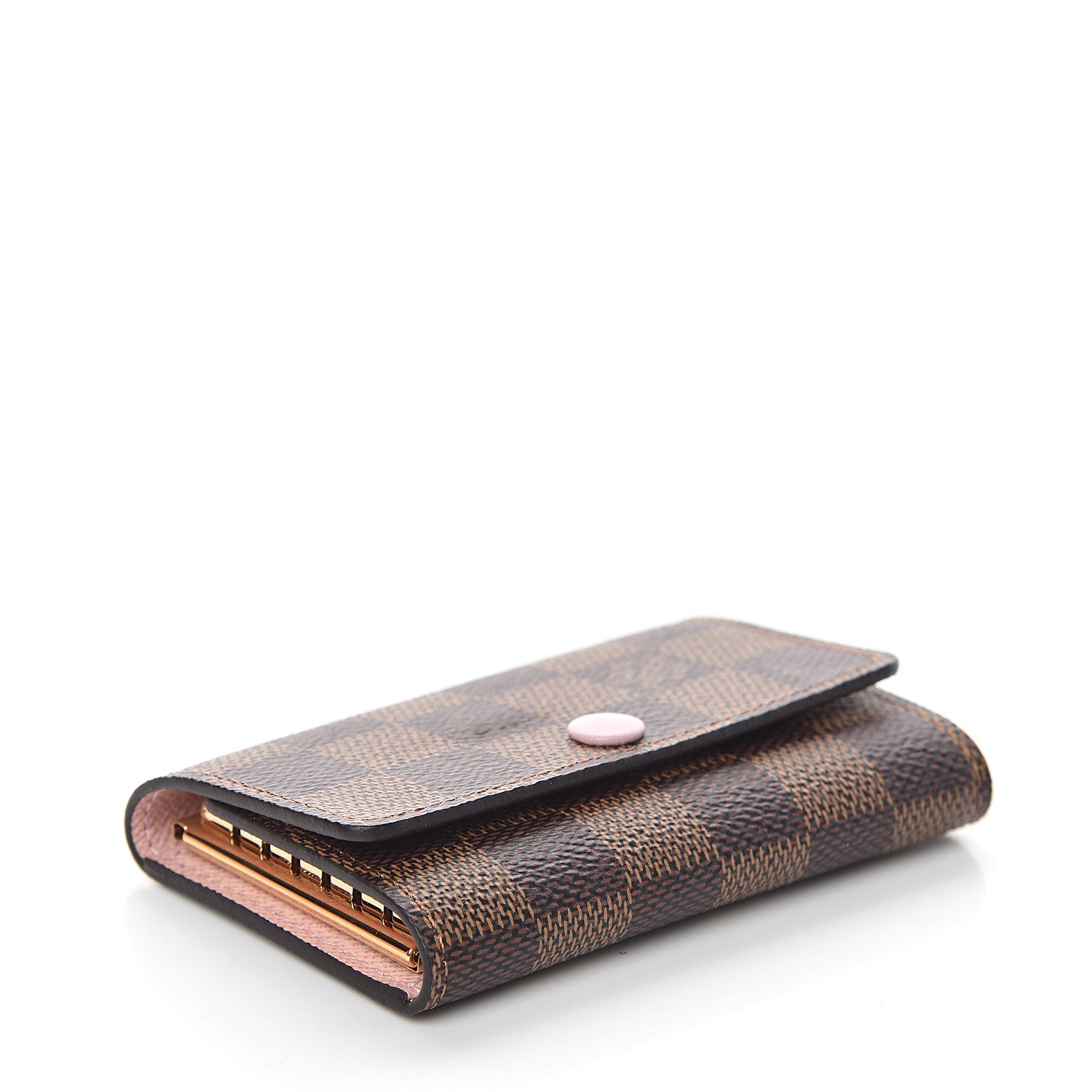 Louis Vuitton Damier Ebene Multicles 6 Key Holder Rose Ballerine 3 of 5