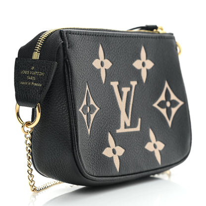 Louis Vuitton Empreinte Monogram Giant Mini Pochette Accessories Black 3 of 6