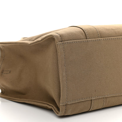 Marc Jacobs Cotton Canvas Medium The Traveler Tote Bag Slate Green 7 of 8
