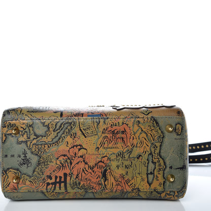 Christian Dior Calfskin New World Physical Print Studded Medium Lady Dior Multicolor 13 of 14