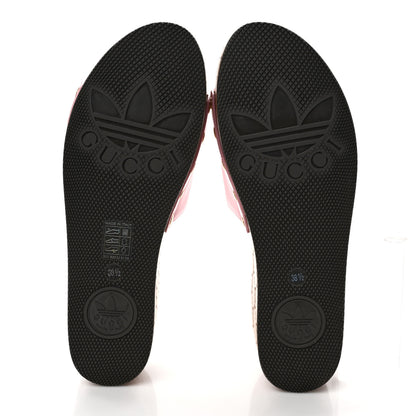 Gucci X ADIDAS Satin Raso Monogram Womens Platform Clogs 38.5 5 of 10