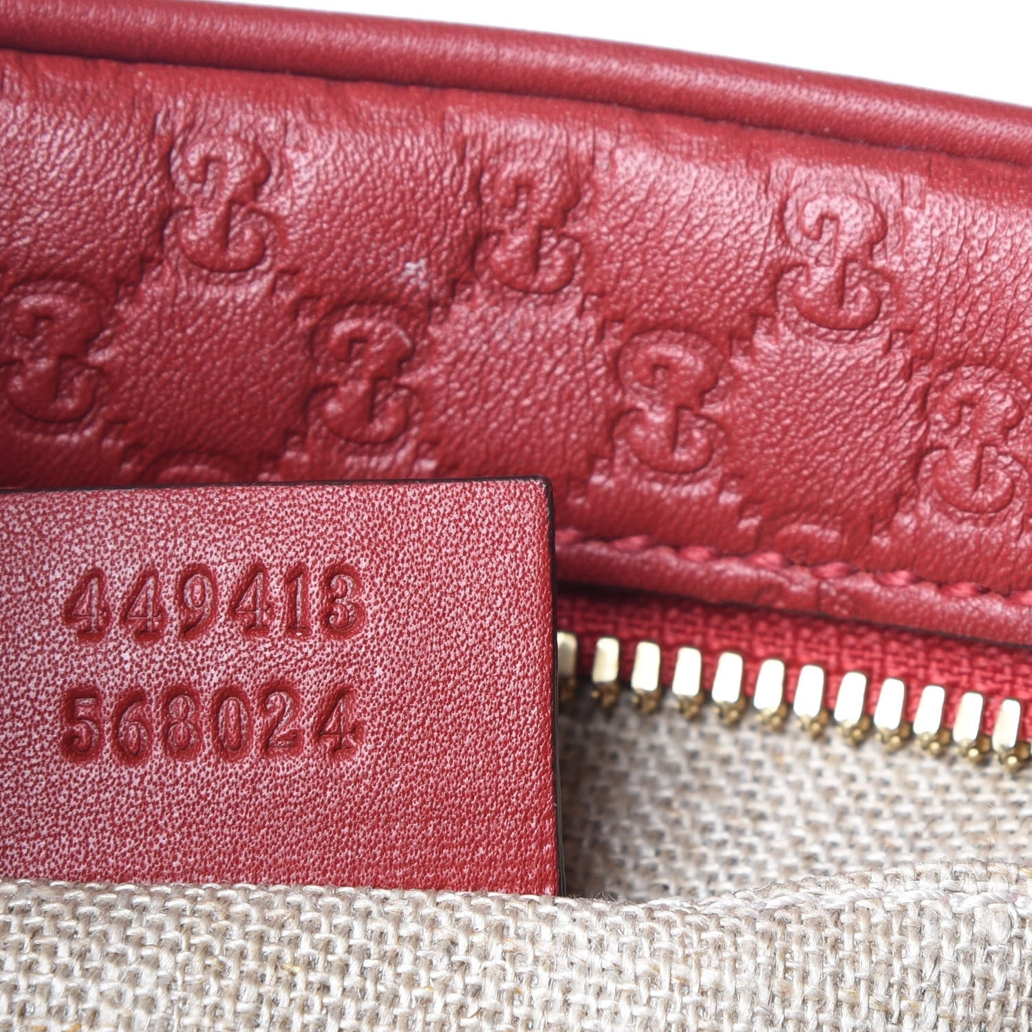 Gucci Microguccissima Mini Bree Messenger Bag Red 6 of 10