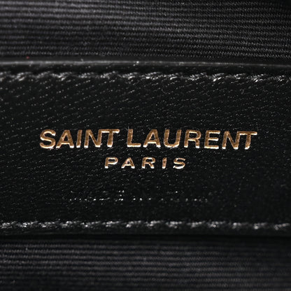 Saint Laurent Grain De Poudre Matelasse Monogram Baby Lou Camera Bag Opyum Red 5 of 9
