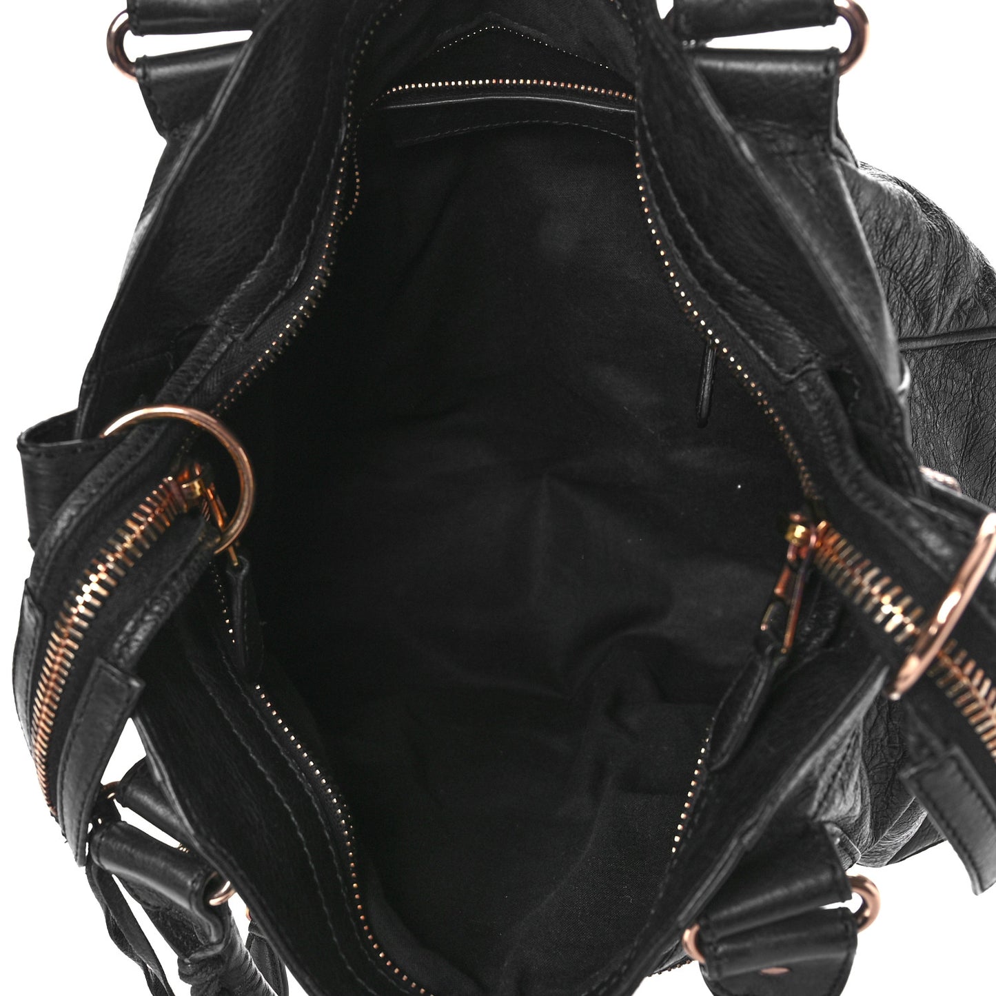 Agneau Giant 21 Rose Gold Hardware Velo Black