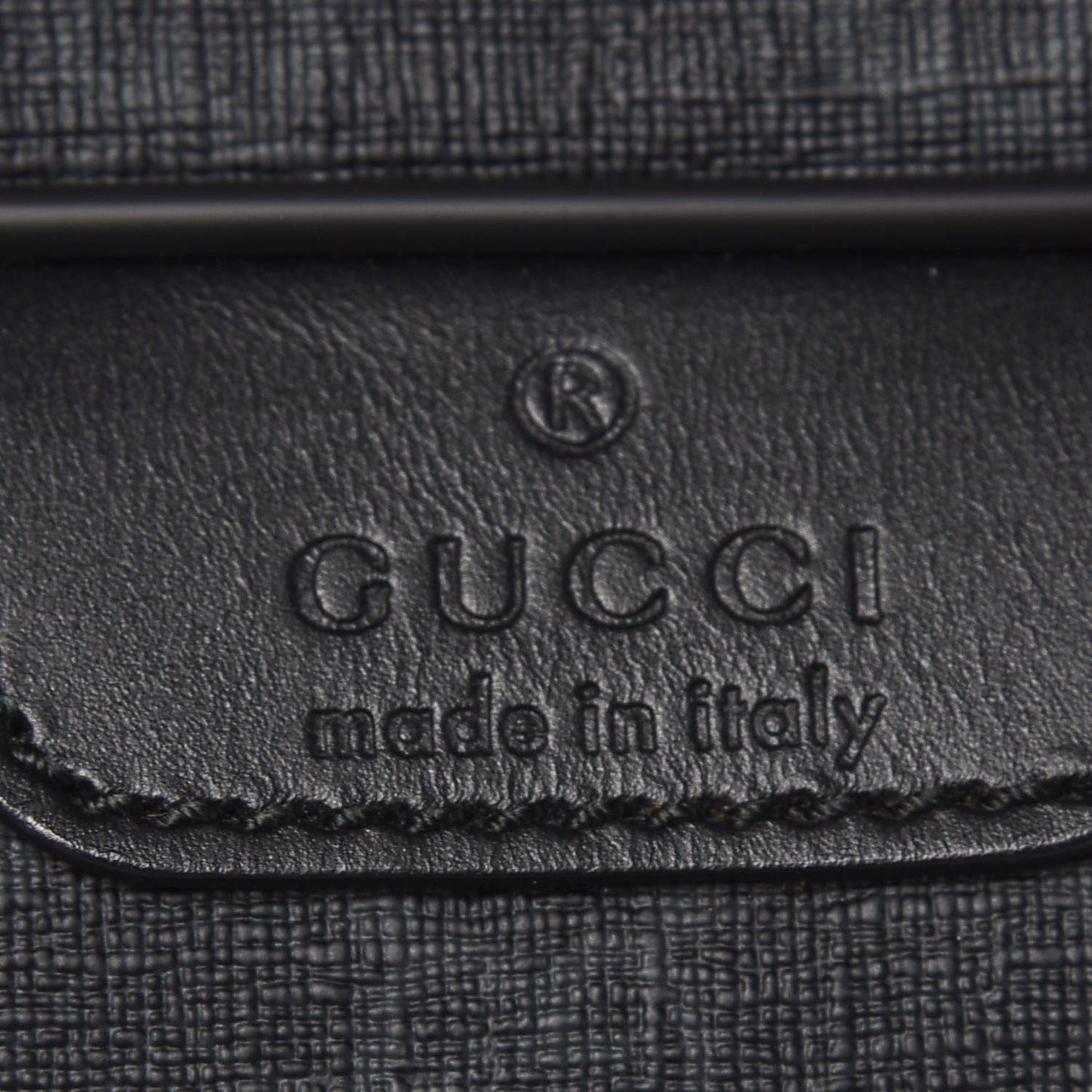 GG Supreme Monogram Briefcase Black Grey