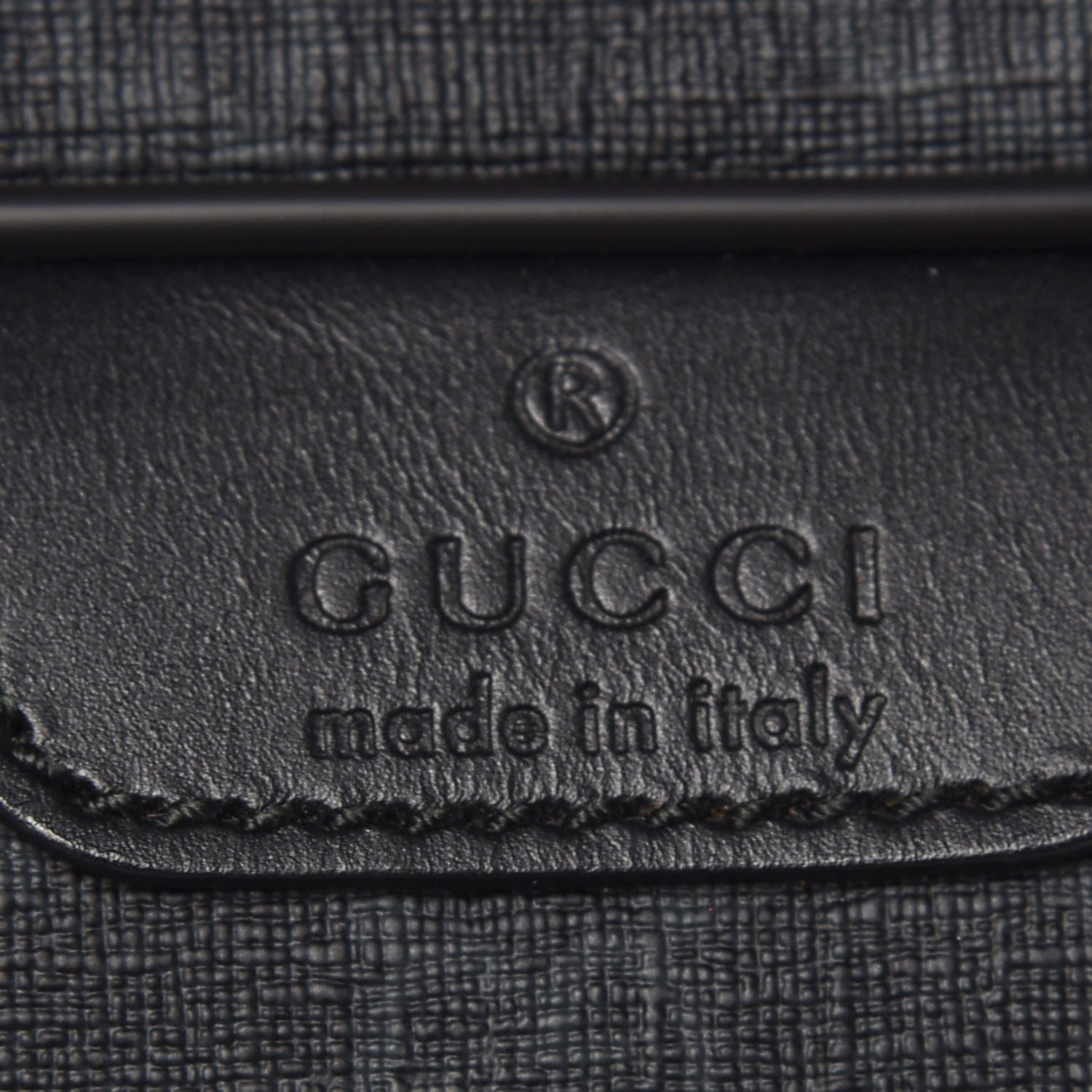 Gucci GG Supreme Monogram Briefcase Black Grey 8 of 8