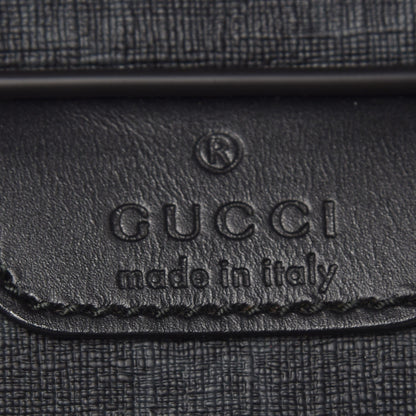 Gucci GG Supreme Monogram Briefcase Black Grey 8 of 8