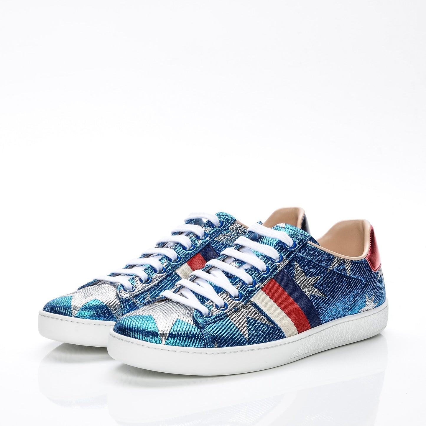 Lurex Starry Sky Sylvie Web New Ace Sneakers 38 Bluette Silver