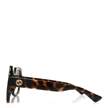 Gucci Acetate Square Frame Sunglasses GG1337S Havana 3 of 7
